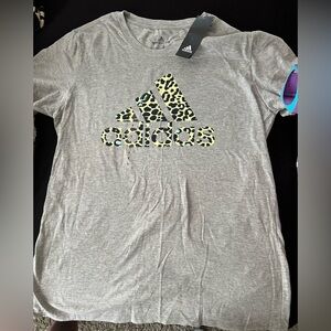 NWT Adidas shirt WITH CUTE PRINT